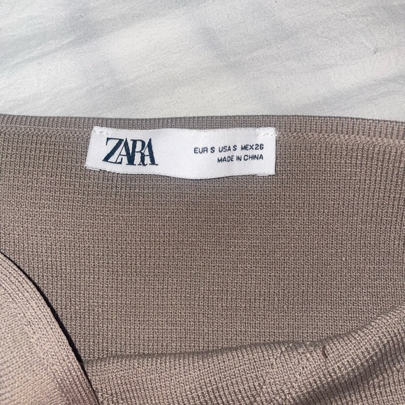 Knit strapless top - Picture 2 of 4